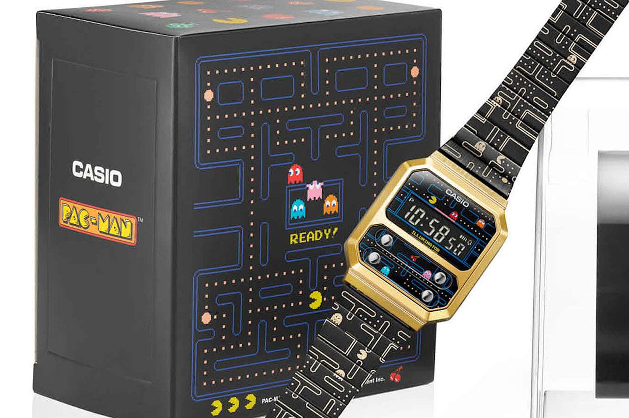 卡西欧，手表，A100WEPC Pac Man ed，游戏，