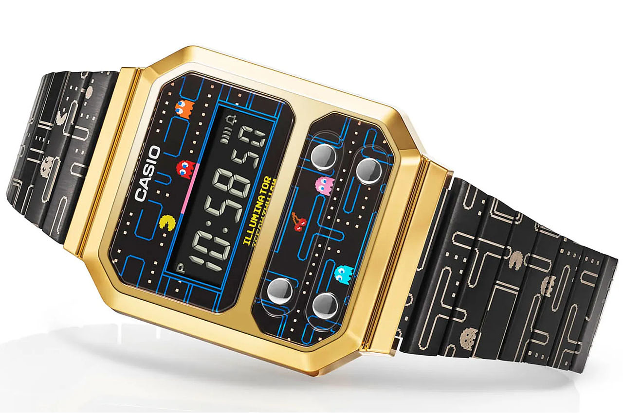 卡西欧，手表，A100WEPC Pac Man ed，游戏，