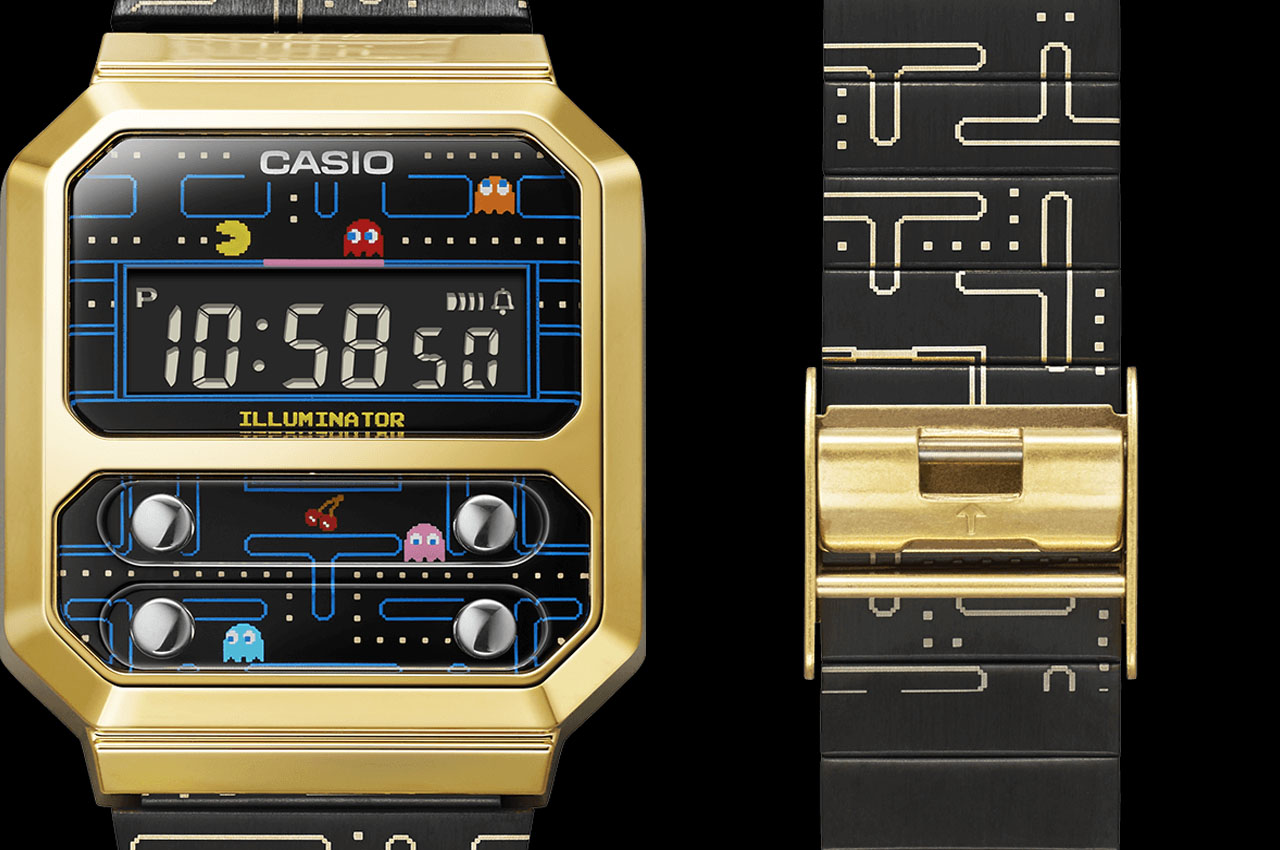 CASIO，Wrist watch，A100WEPC Pac Man ed，game，