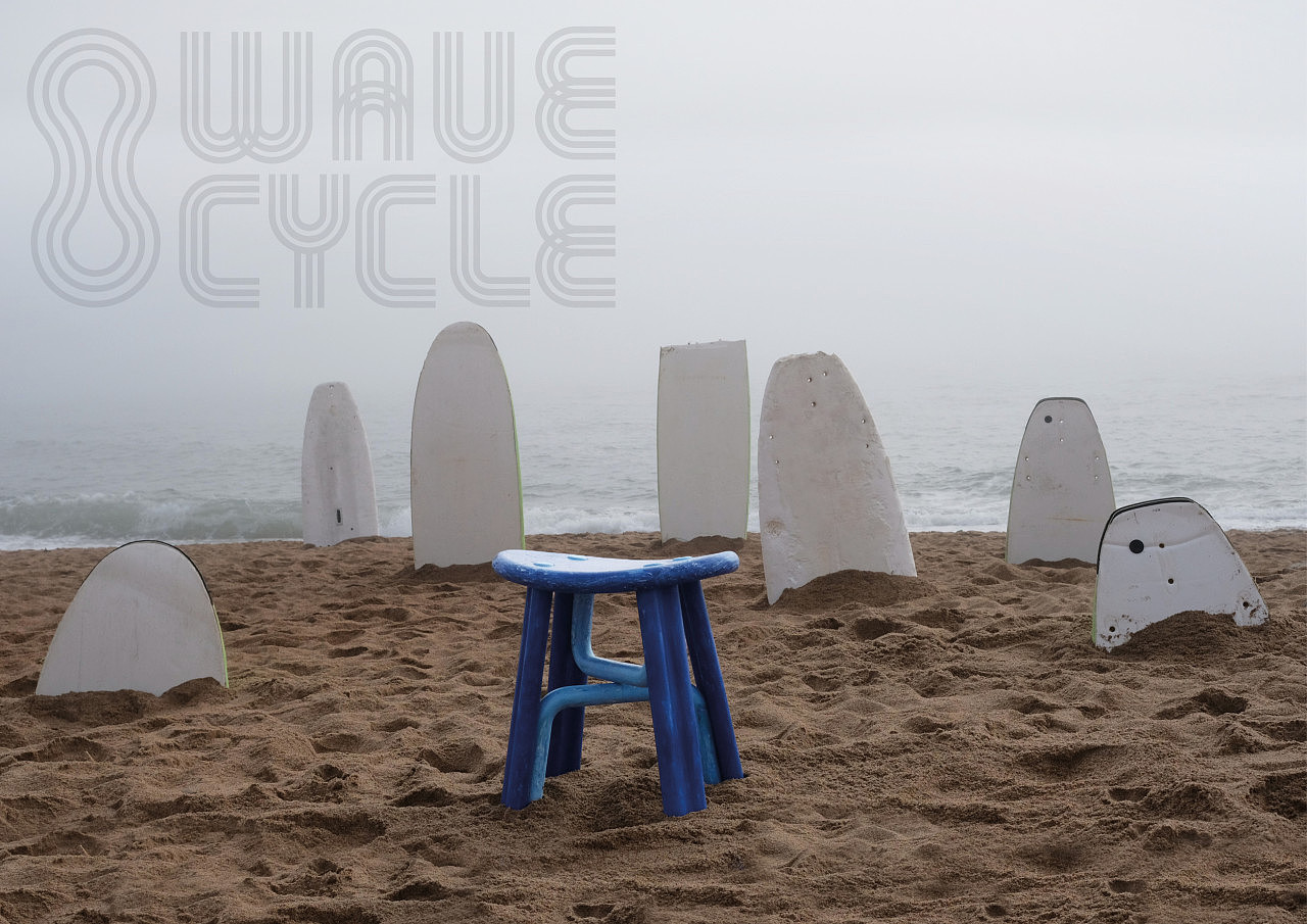 Wave Cycle，环保，家具，冲浪板，座椅，