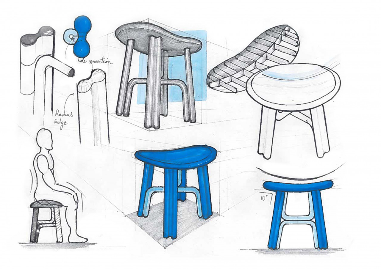 Wave Cycle，environment protection，furniture，Surf board，chair，