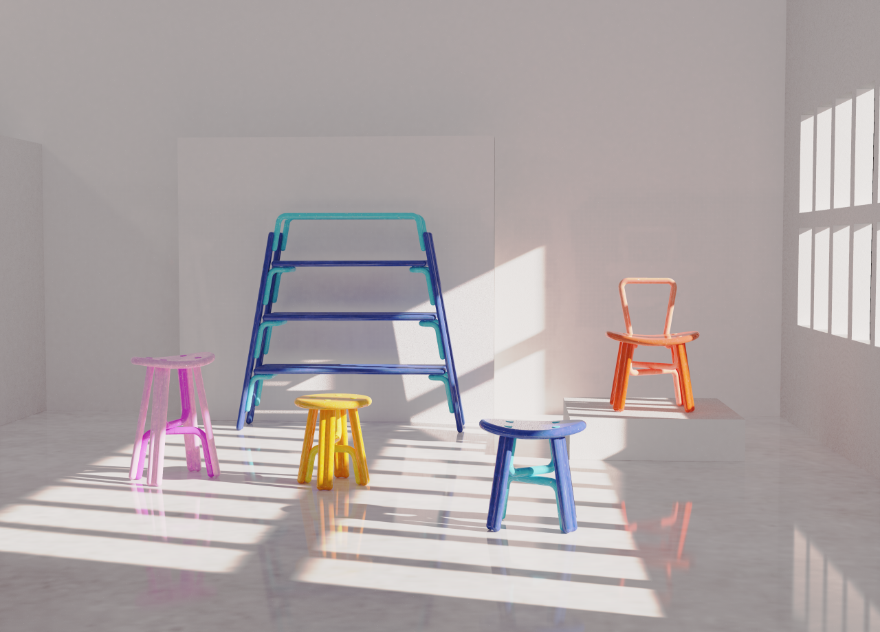 Wave Cycle，environment protection，furniture，Surf board，chair，