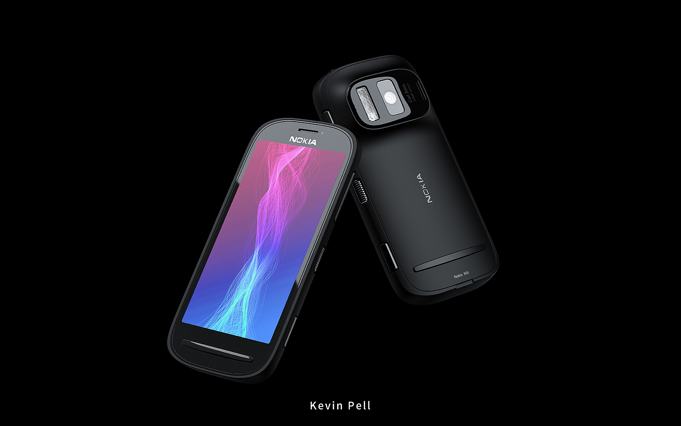 Nokia 808, Nokia Mobile，keyshot，oc，c4d，E-commerce rendering，3D modeling，