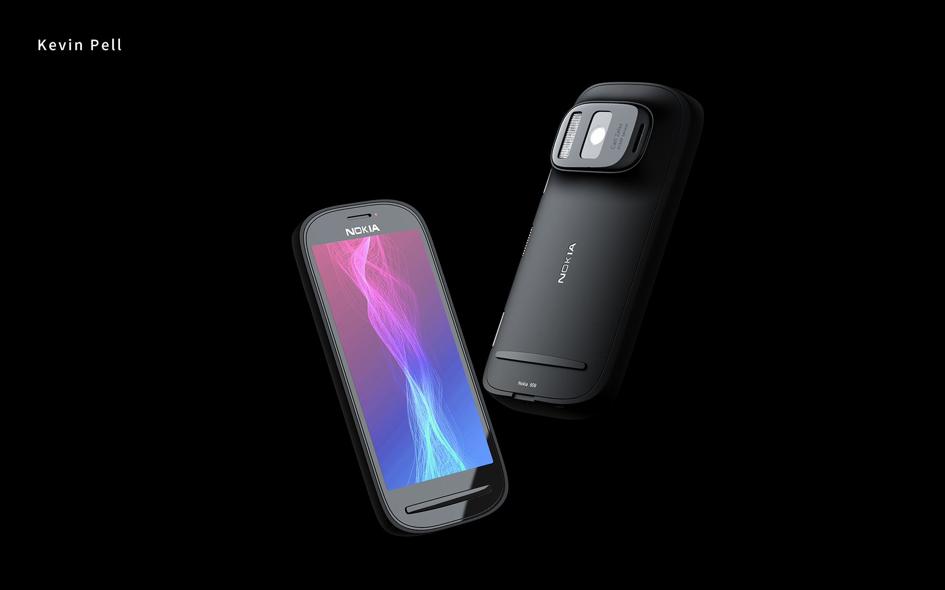 Nokia 808, Nokia Mobile，keyshot，oc，c4d，E-commerce rendering，3D modeling，