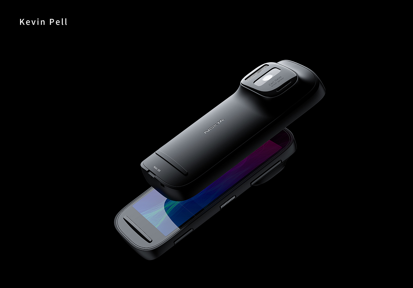 Nokia 808，诺基亚手机，keyshot，oc，c4d，电商渲染，三维建模，