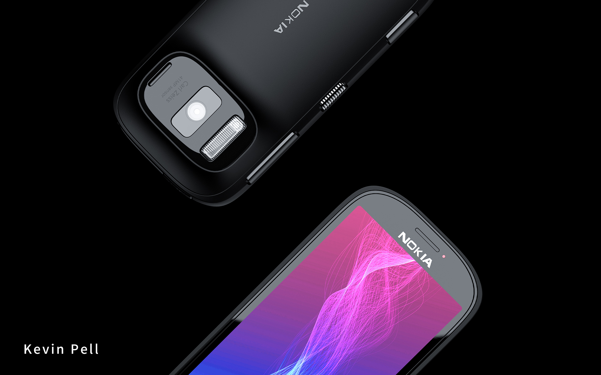 Nokia 808, Nokia Mobile，keyshot，oc，c4d，E-commerce rendering，3D modeling，