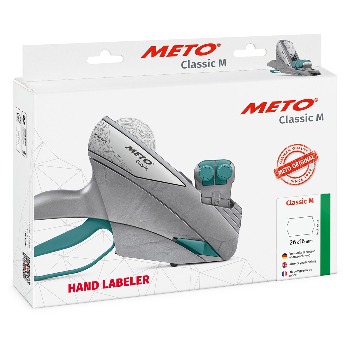 METO® Classic M，Pricing machine，Office Supplies，2021 red dot product design award，