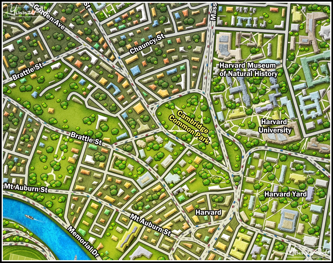 Illustration，Original painting，Game original，Campus illustration，poster，Map，Jigsaw puzzle，