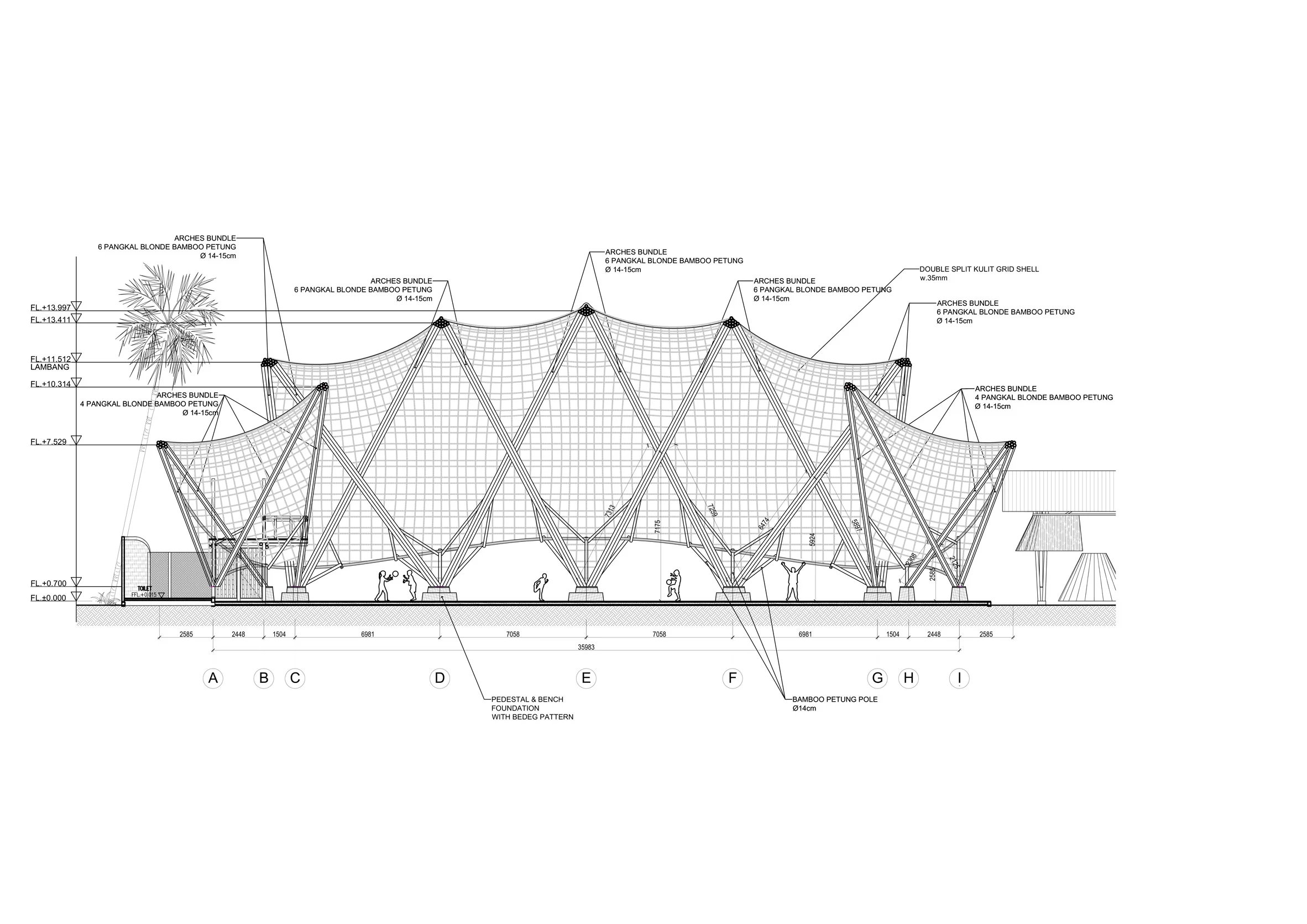 Gymnasium，Bamboo，Bali，