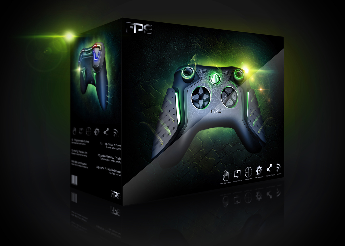 fps，Game controller，recreational machines，black，entertainment，