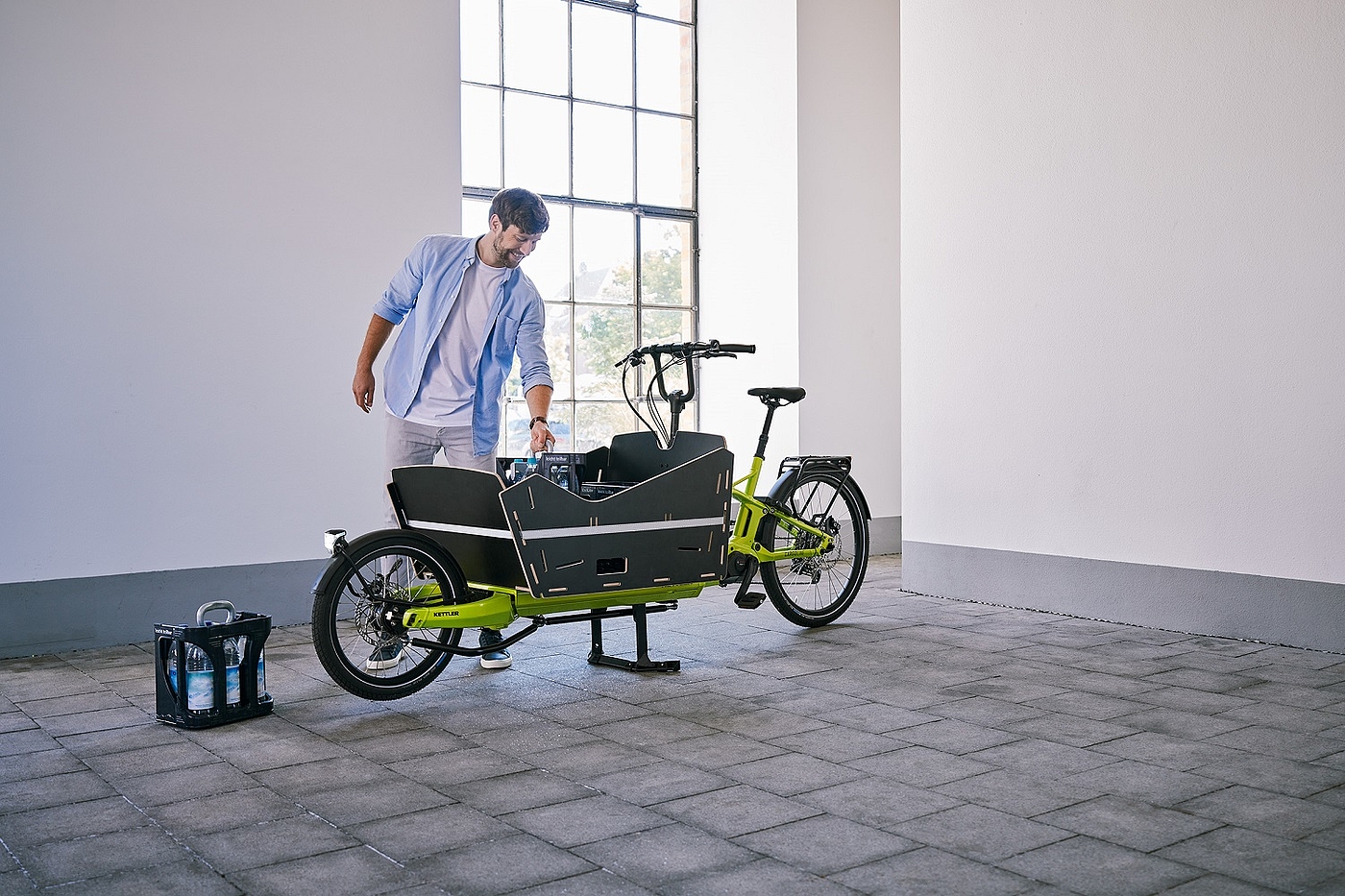 2021 red dot product design award，CARGOLINE CATTLER，Electric freight bicycle，