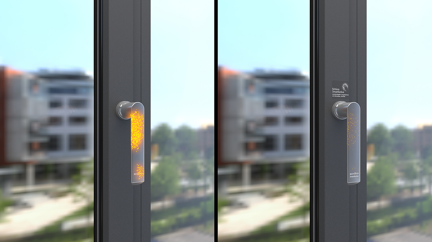 Schüco SmartActive，Door handle，Home accessories，2021 red dot product design award，