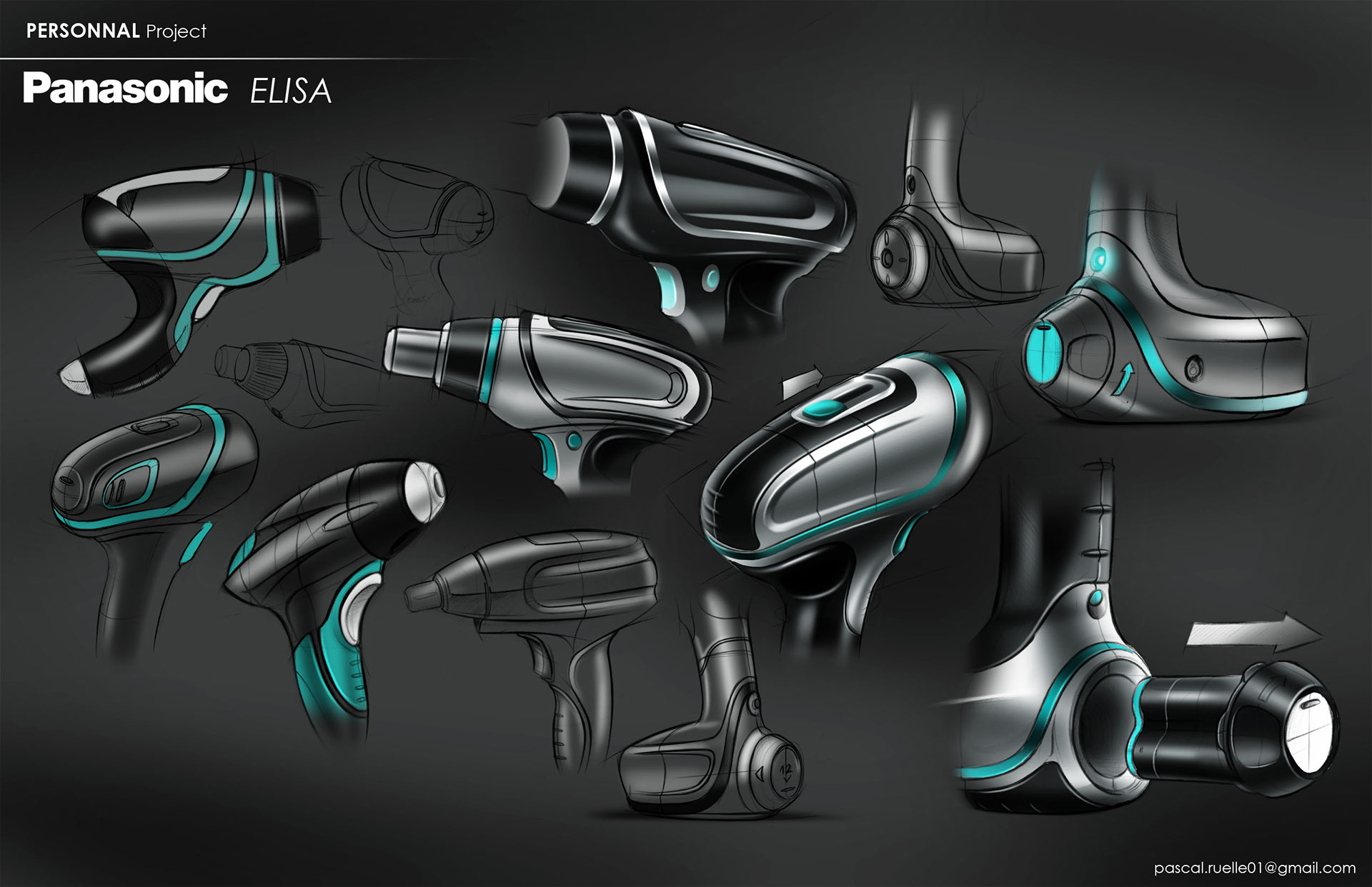 inspiration，soft，beautiful，Feminine products，Electric drill，Tool design，