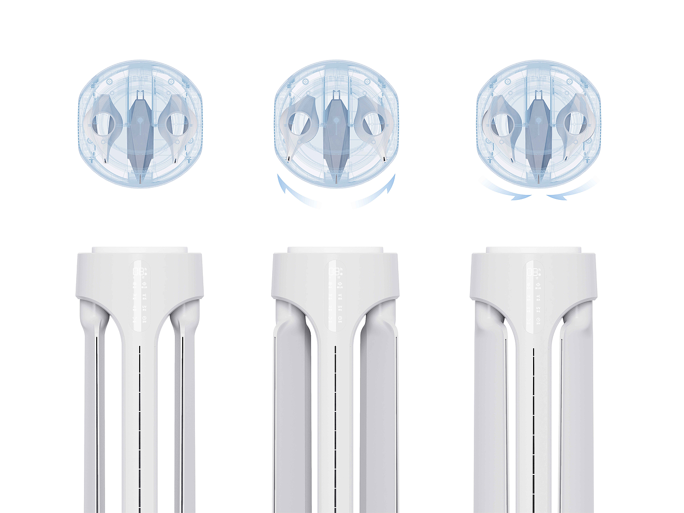 Circulation fan，Tower fan，air conditioner，rotate，Nanfeng industrial design，Electric fan，