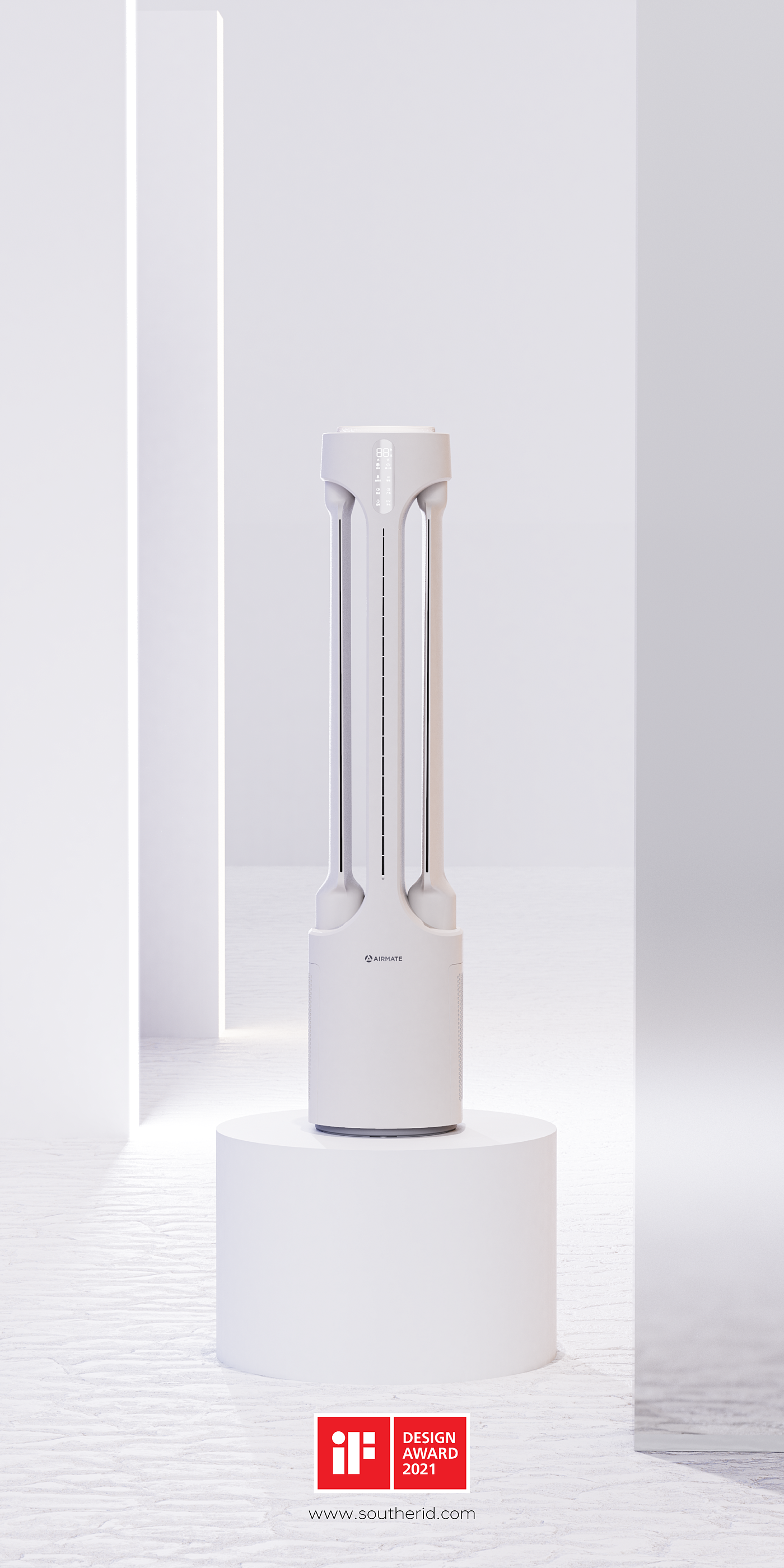 Circulation fan，Tower fan，air conditioner，rotate，Nanfeng industrial design，Electric fan，