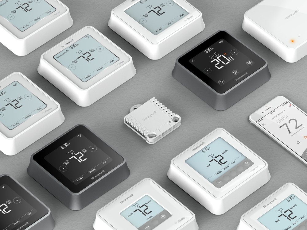 white，black，Simplicity，Thermostat，thermometer，2017 red dot，