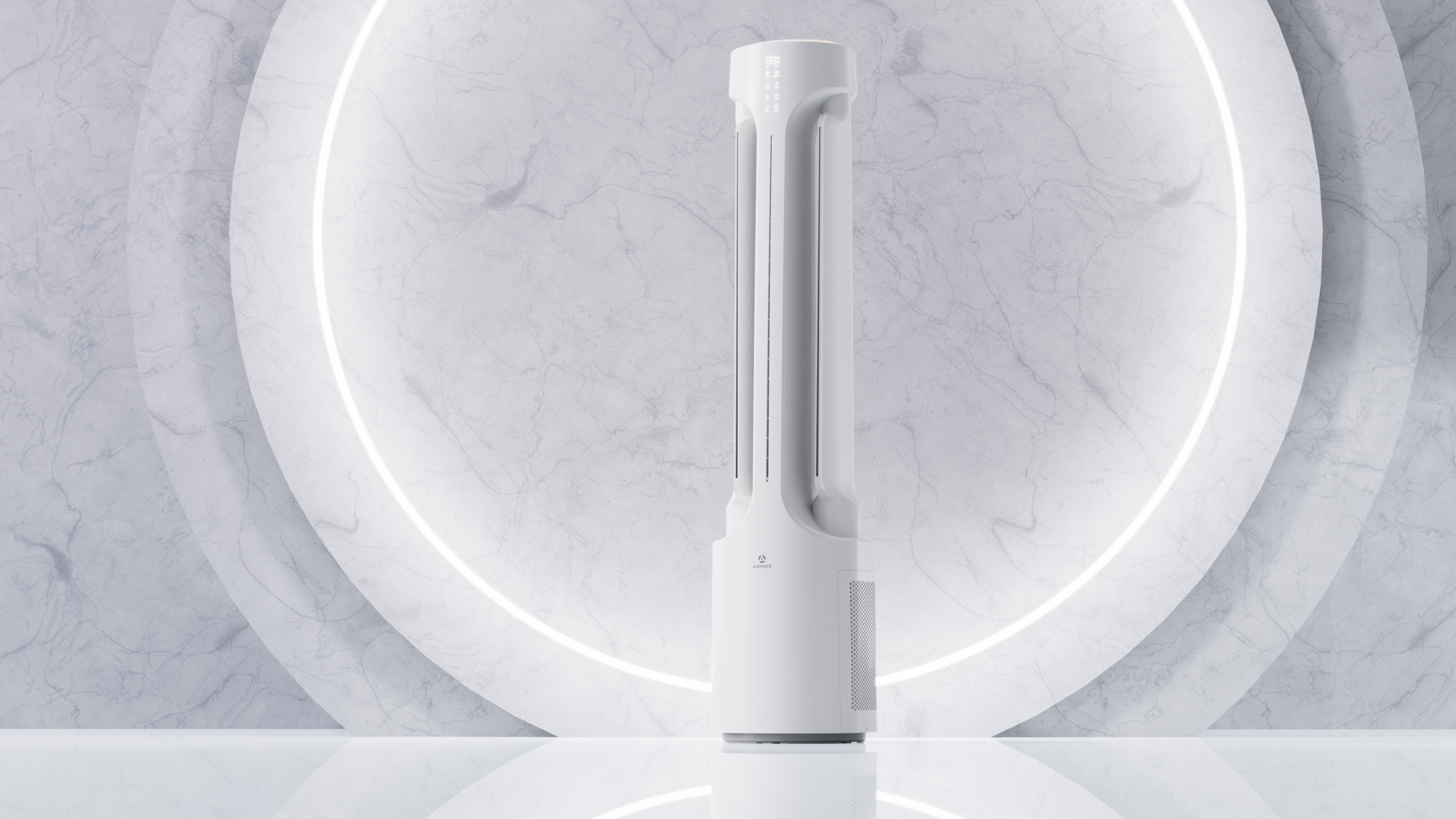 Circulation fan，Tower fan，air conditioner，rotate，Nanfeng industrial design，Electric fan，