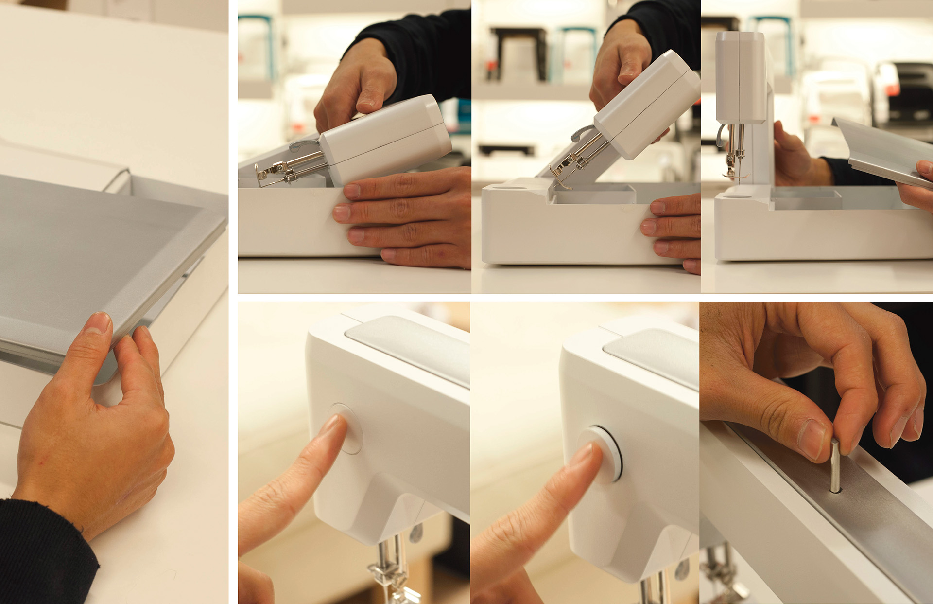 Sewing machine，pretty，removable，Receive，Box，Save space，