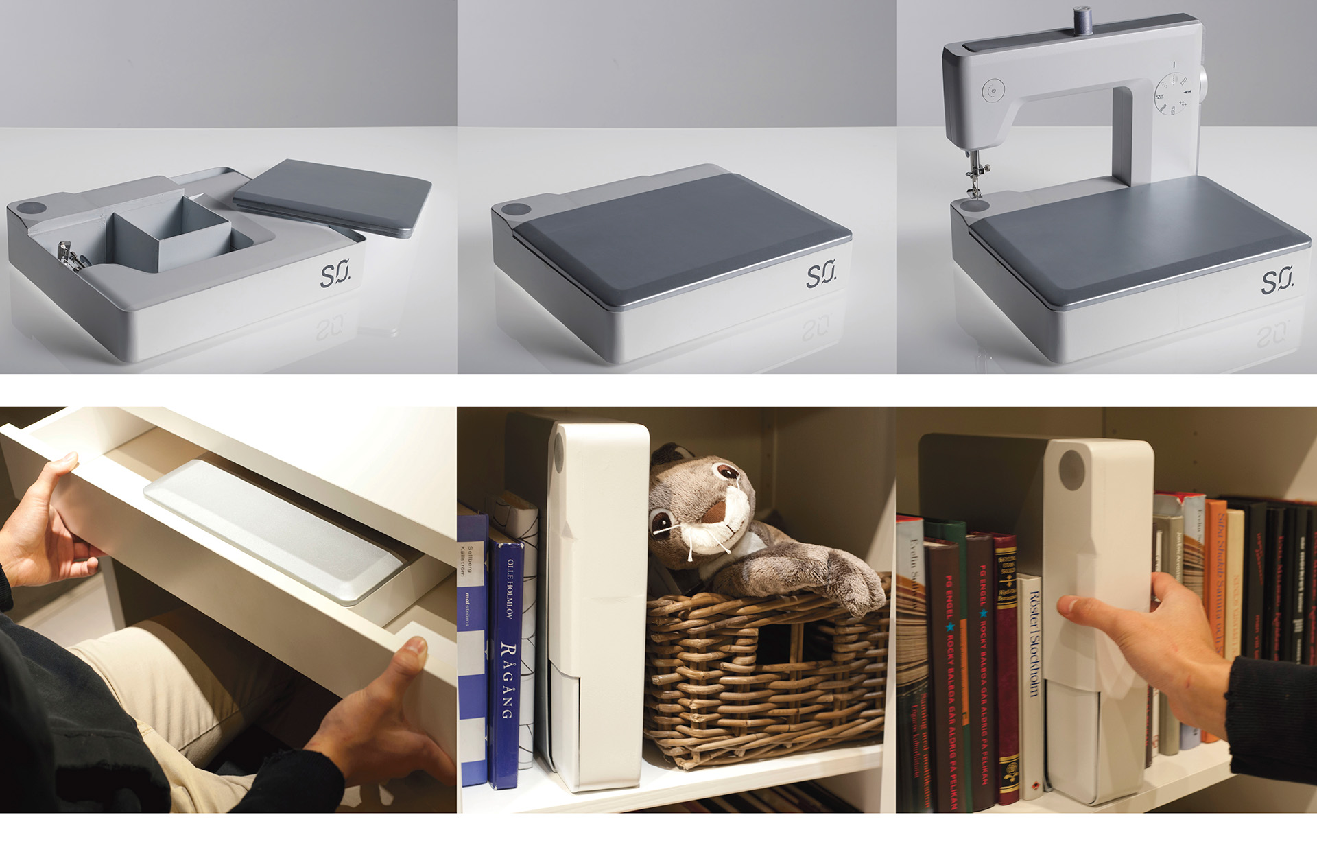 Sewing machine，pretty，removable，Receive，Box，Save space，