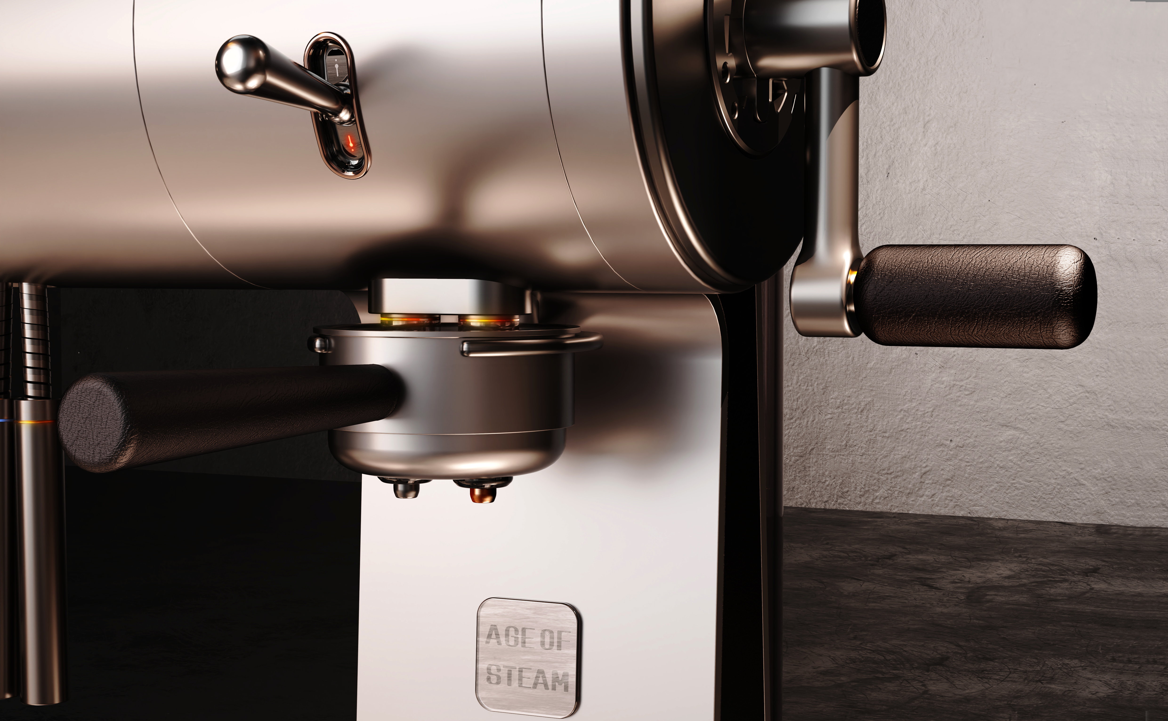 grind，Coffee machine，Metal master，The imprint of things Innovative design，