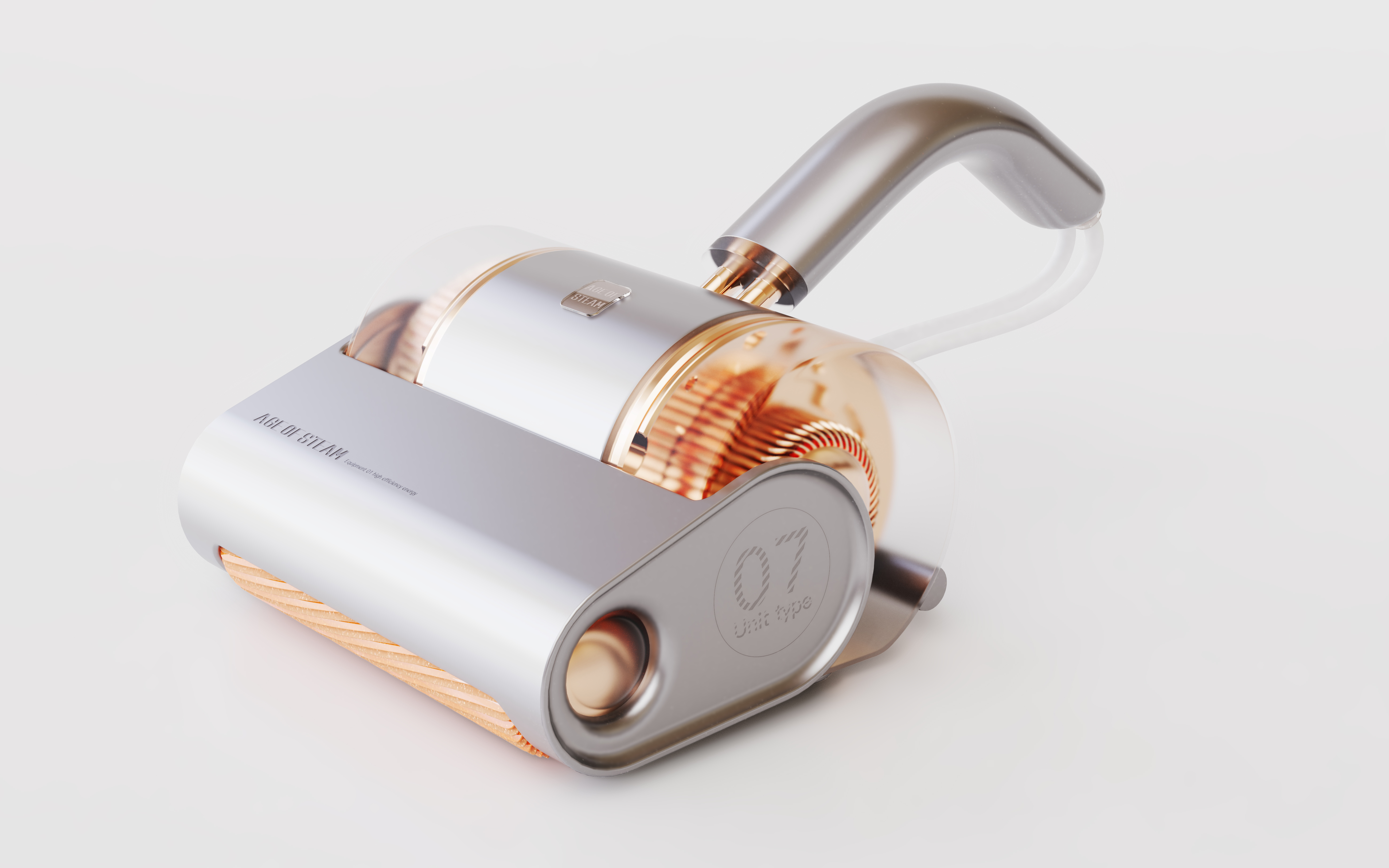 Mite remover，Spiral duct，Household appliances，Multi in one steam engine，young，fashion，Imprint design of objects，