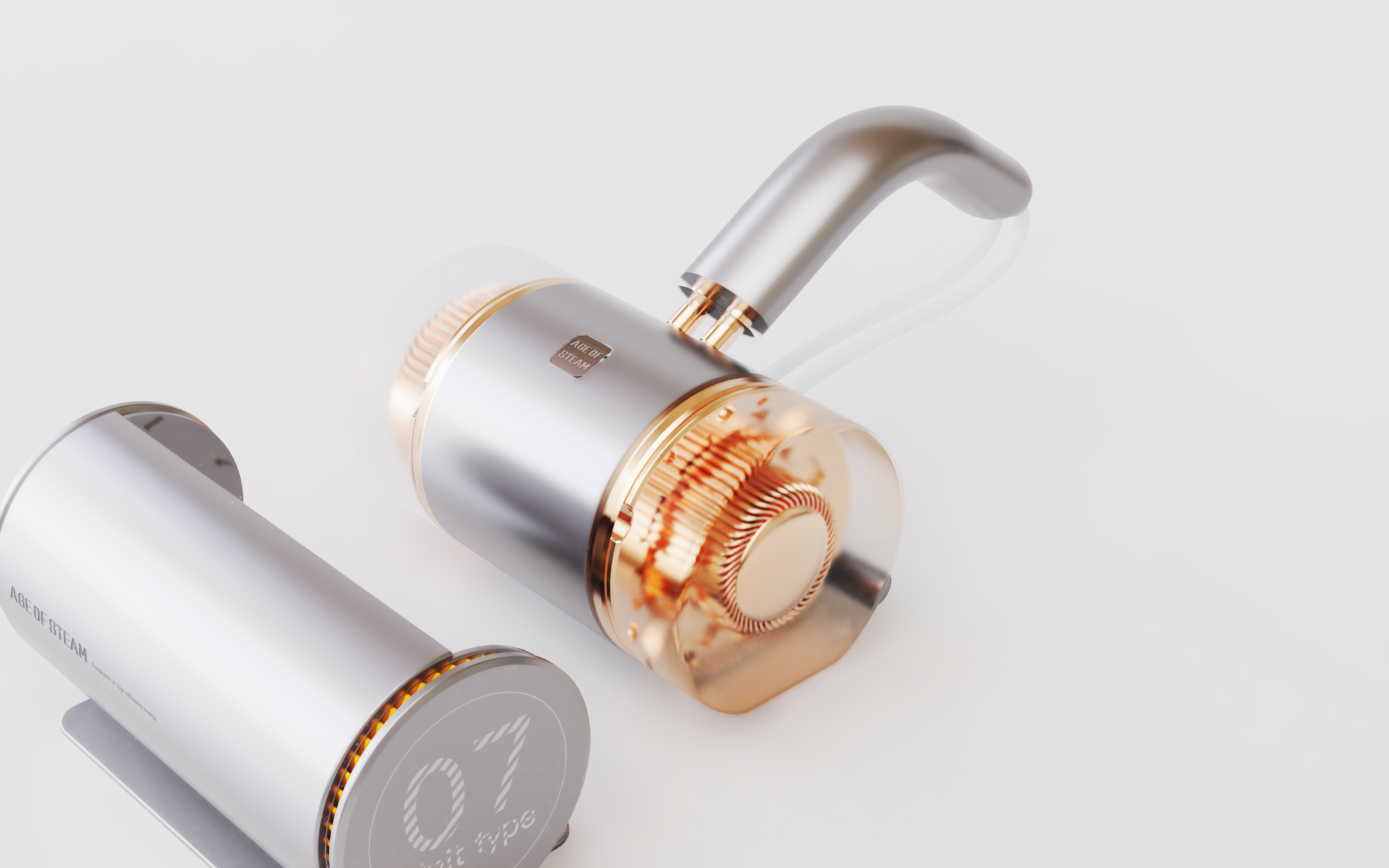 Mite remover，Spiral duct，Household appliances，Multi in one steam engine，young，fashion，Imprint design of objects，