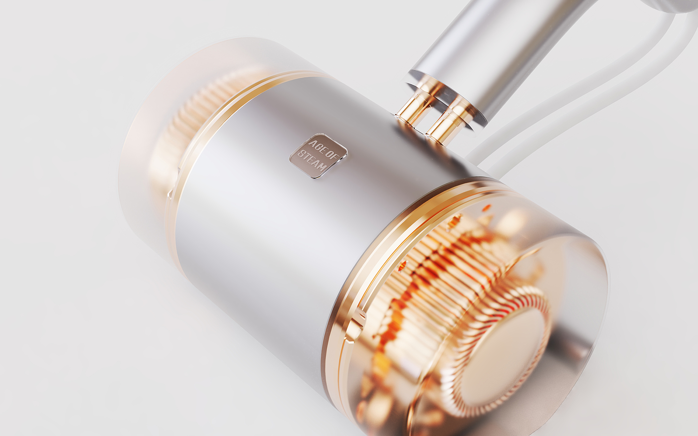 Mite remover，Spiral duct，Household appliances，Multi in one steam engine，young，fashion，Imprint design of objects，
