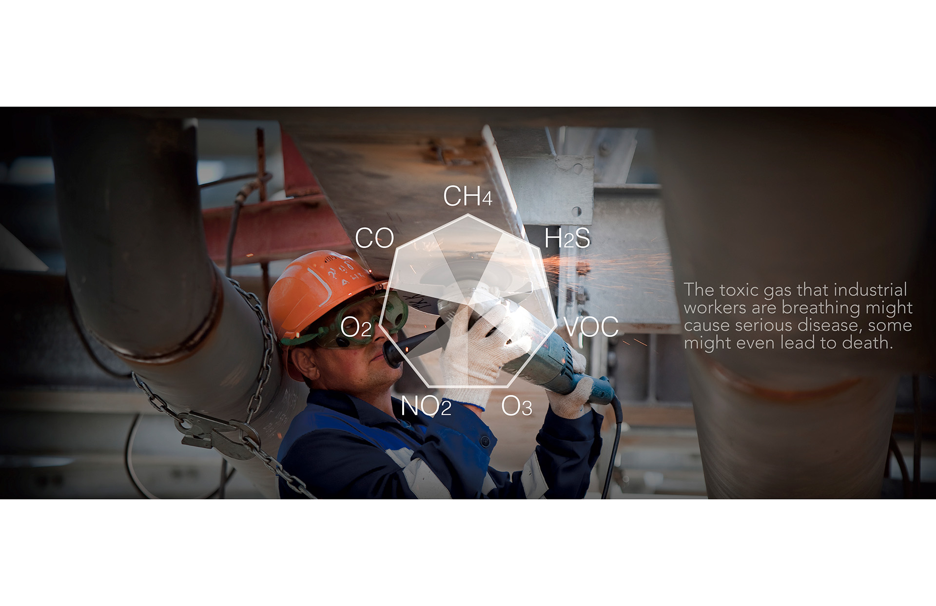 Safety equipment，Chemistry，Toxic gas，Gas detector，cobblestone，