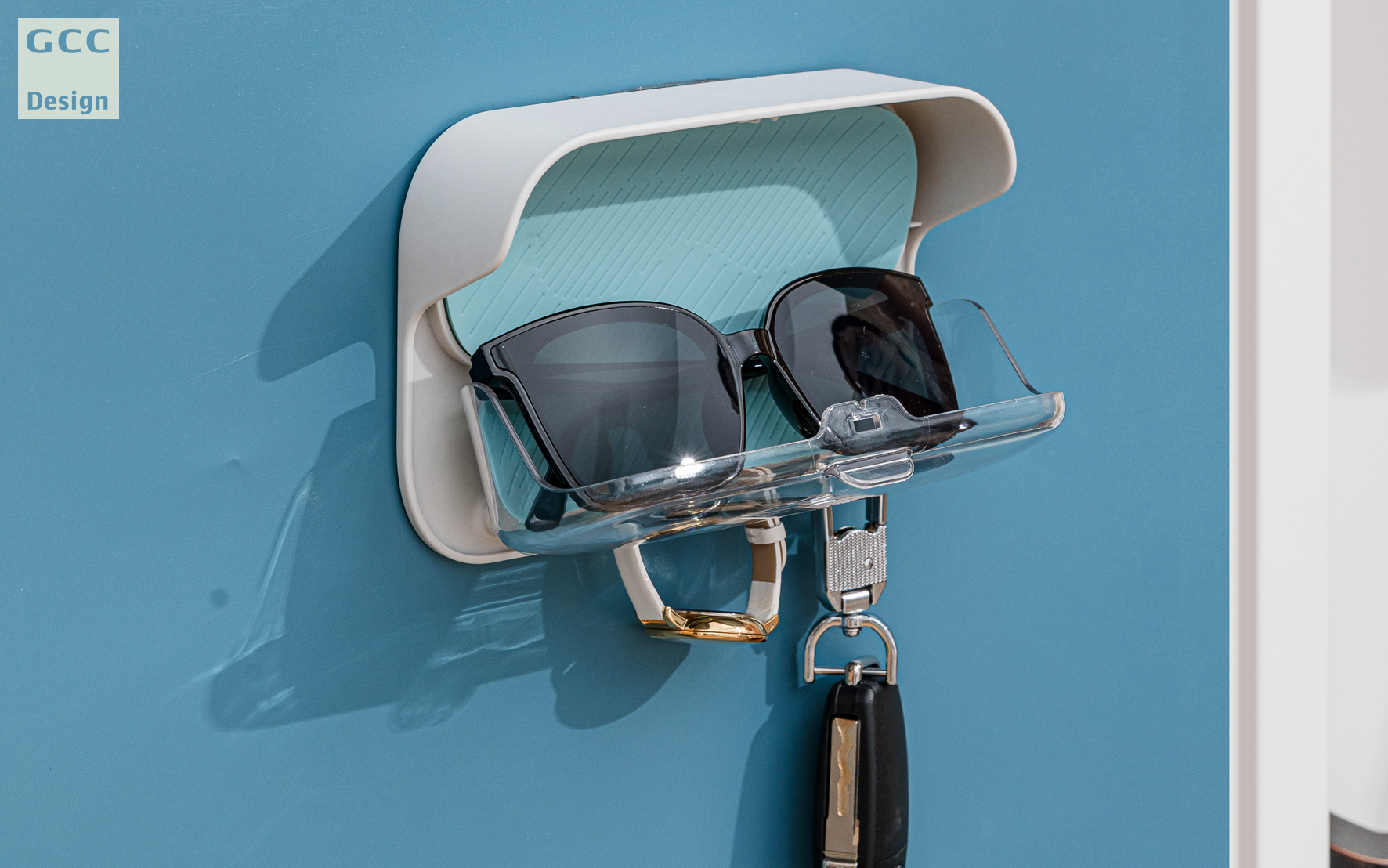 Glasses storage，Bathroom Storage，a hook，Wall hanging，