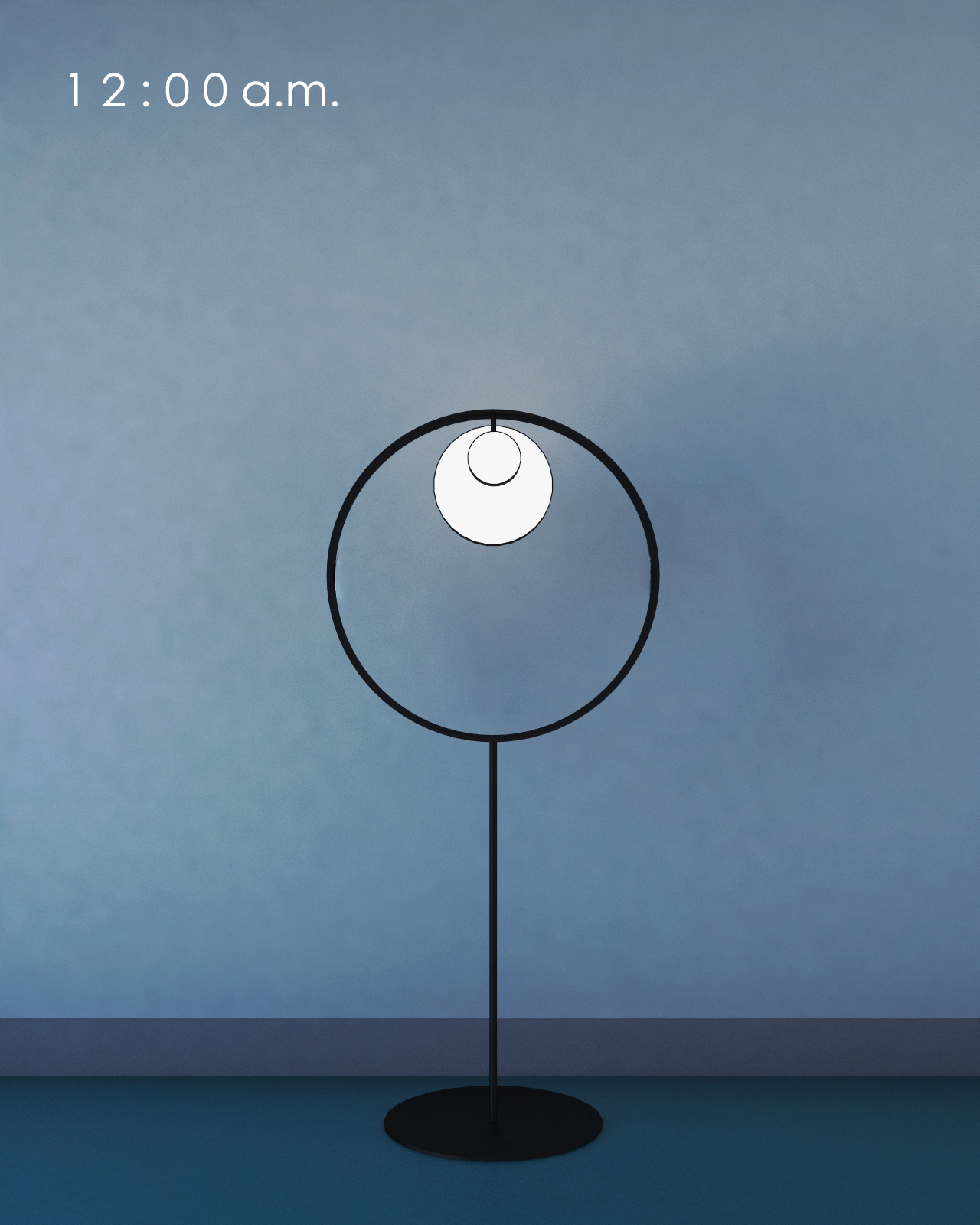 lamps and lanterns，Household appliances，originality，Time light，circular，