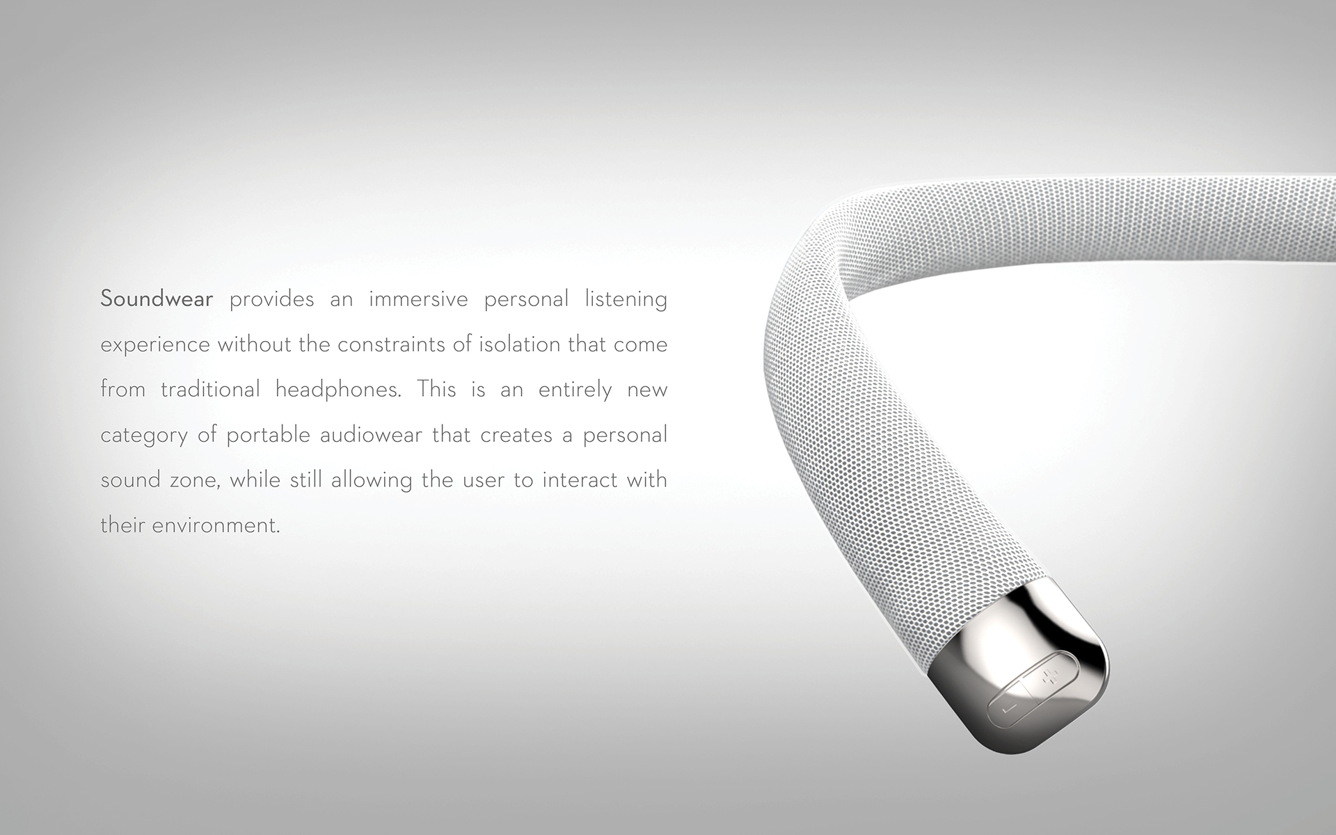 Neck hanging type，Bluetooth headset，Wearable，convenient，immersive experience ，