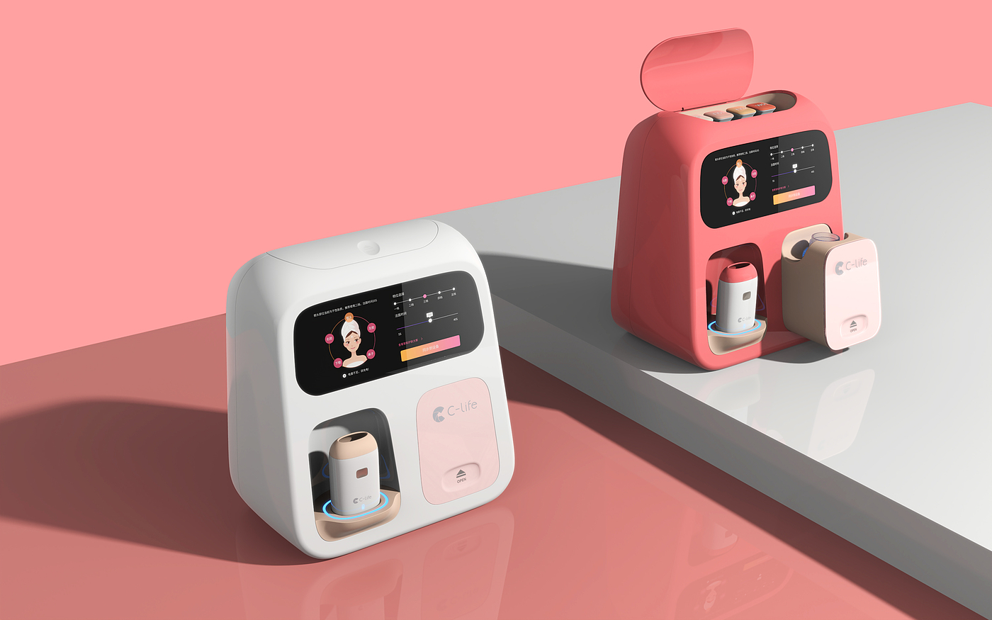 Smart home，Medical cosmetology，Beauty instrument，concept，