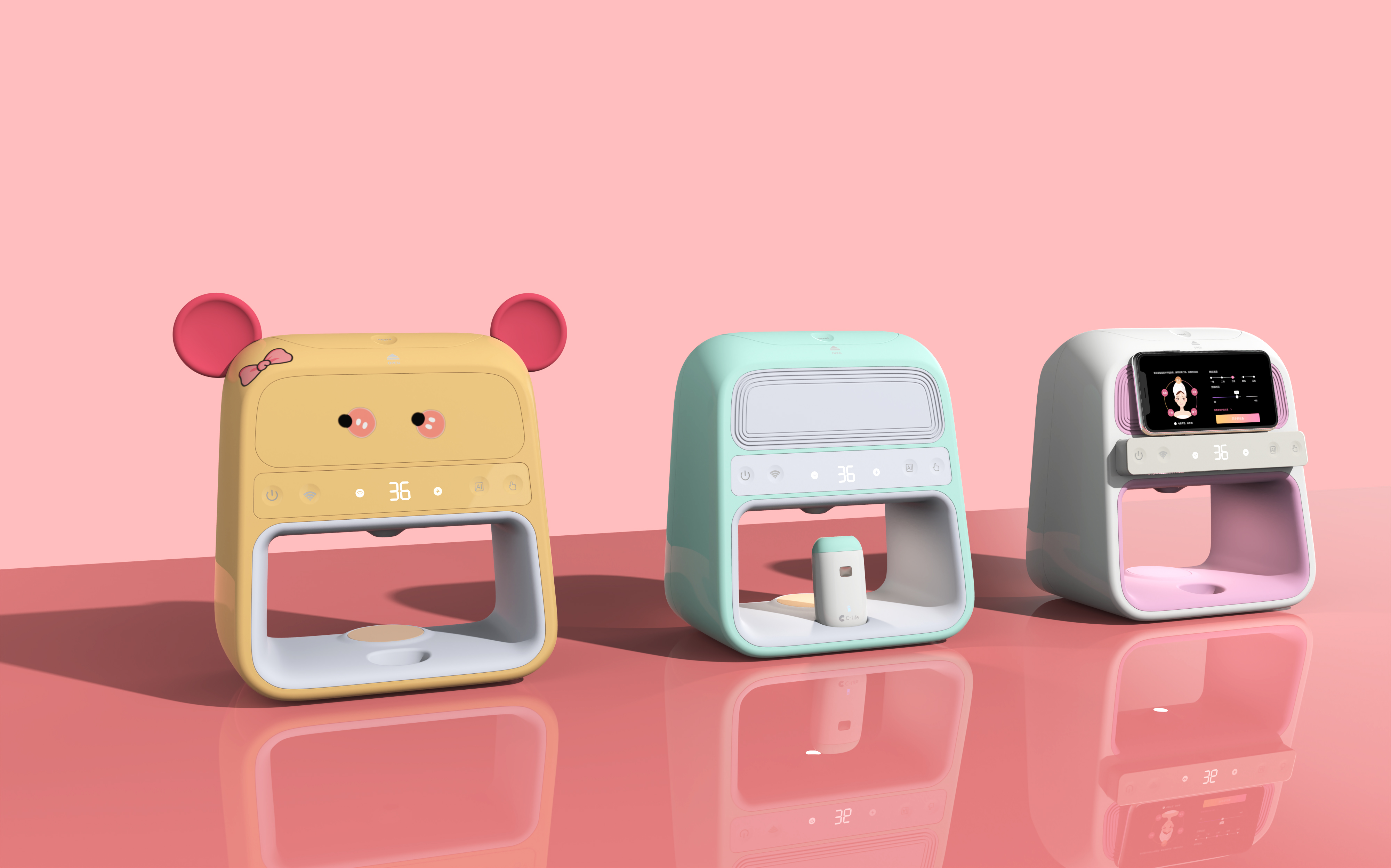 Smart home，Medical cosmetology，Beauty instrument，concept，