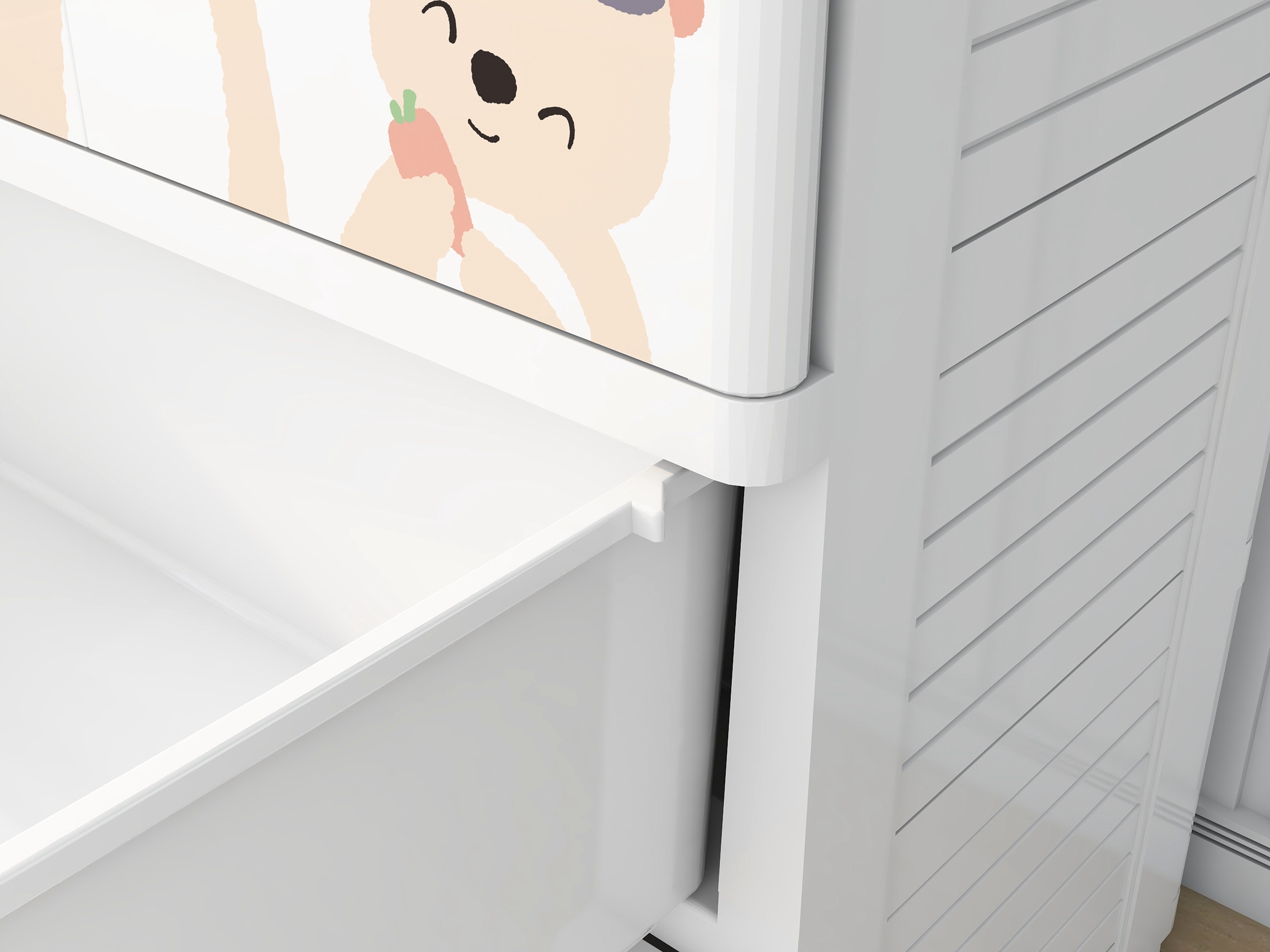 Storage cabinet，Cartoon，Storage box，