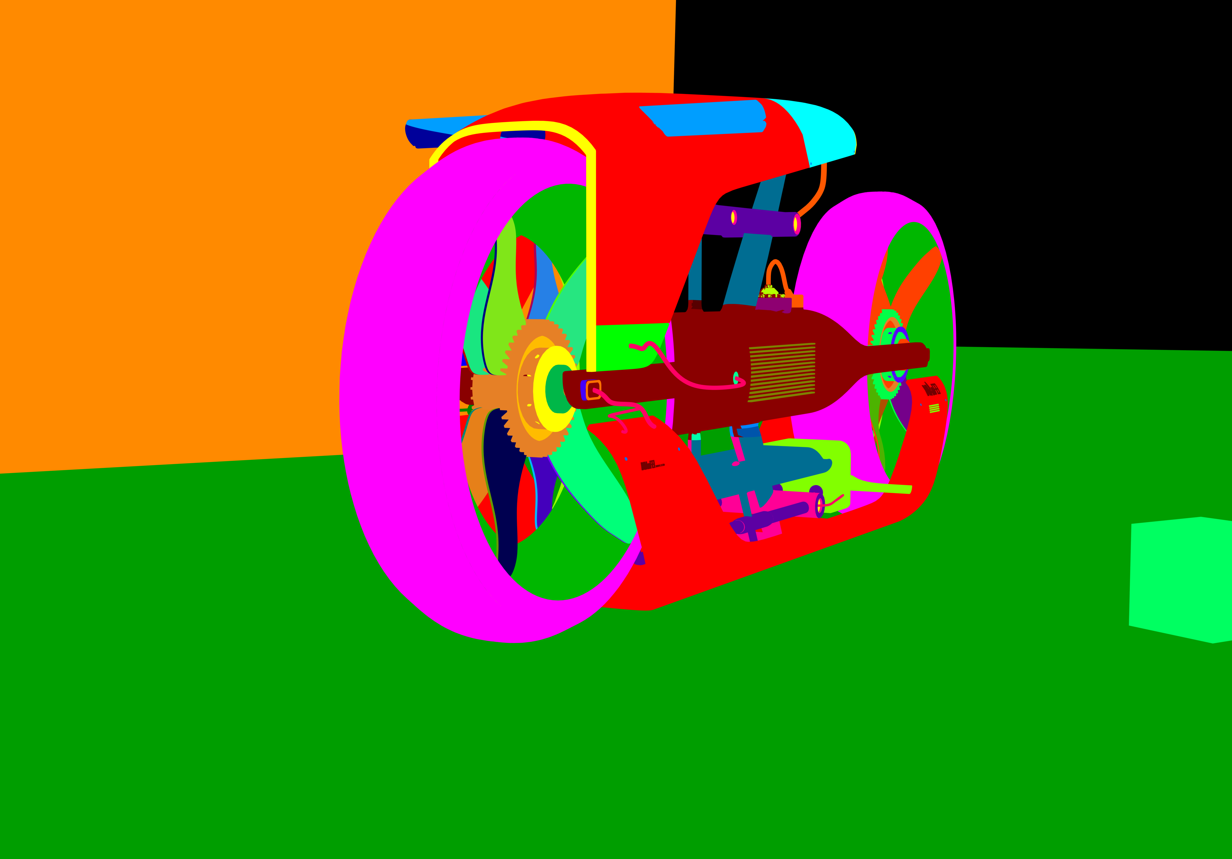 Concept motorcycle，