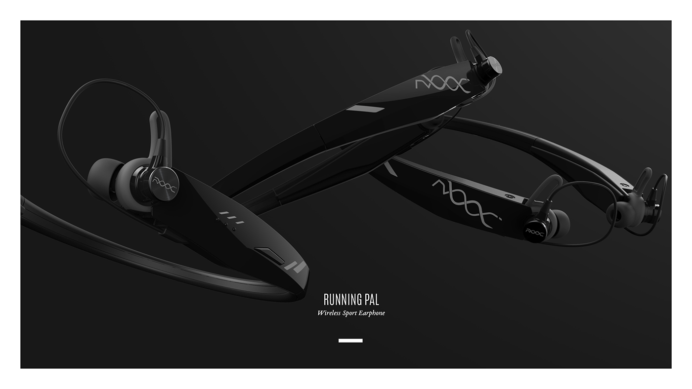 runningpal，Classic black，Wearable，Wireless headset，