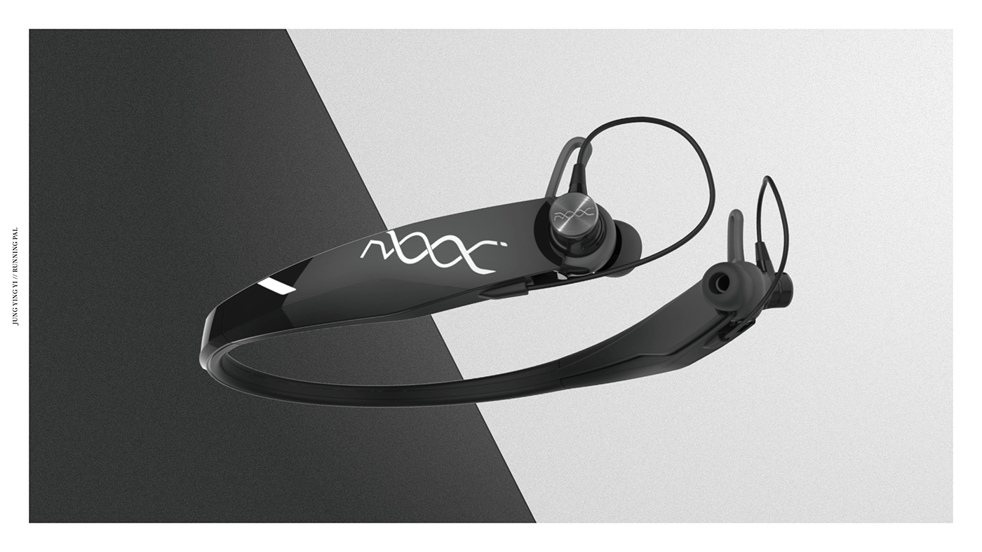 runningpal，Classic black，Wearable，Wireless headset，