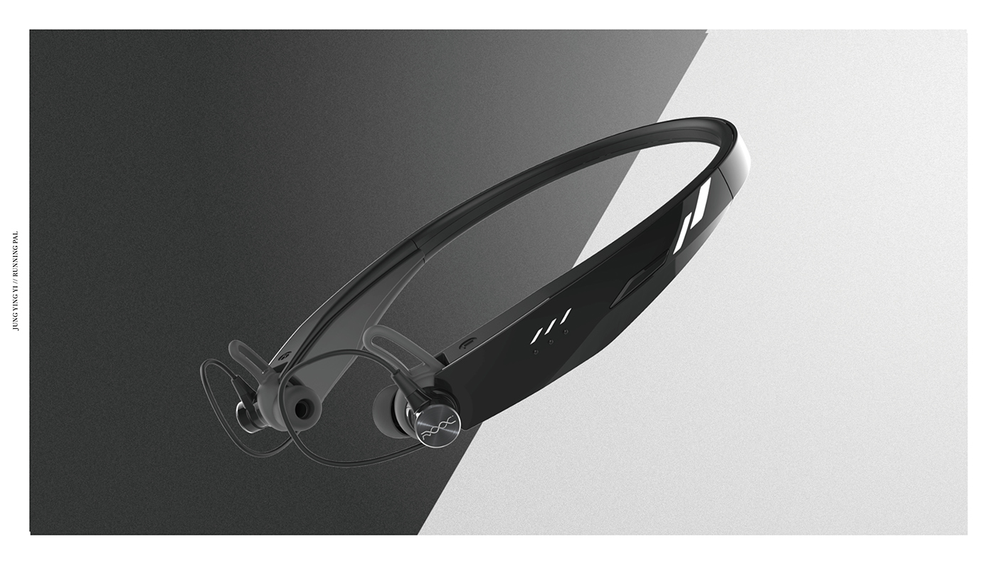 runningpal，Classic black，Wearable，Wireless headset，