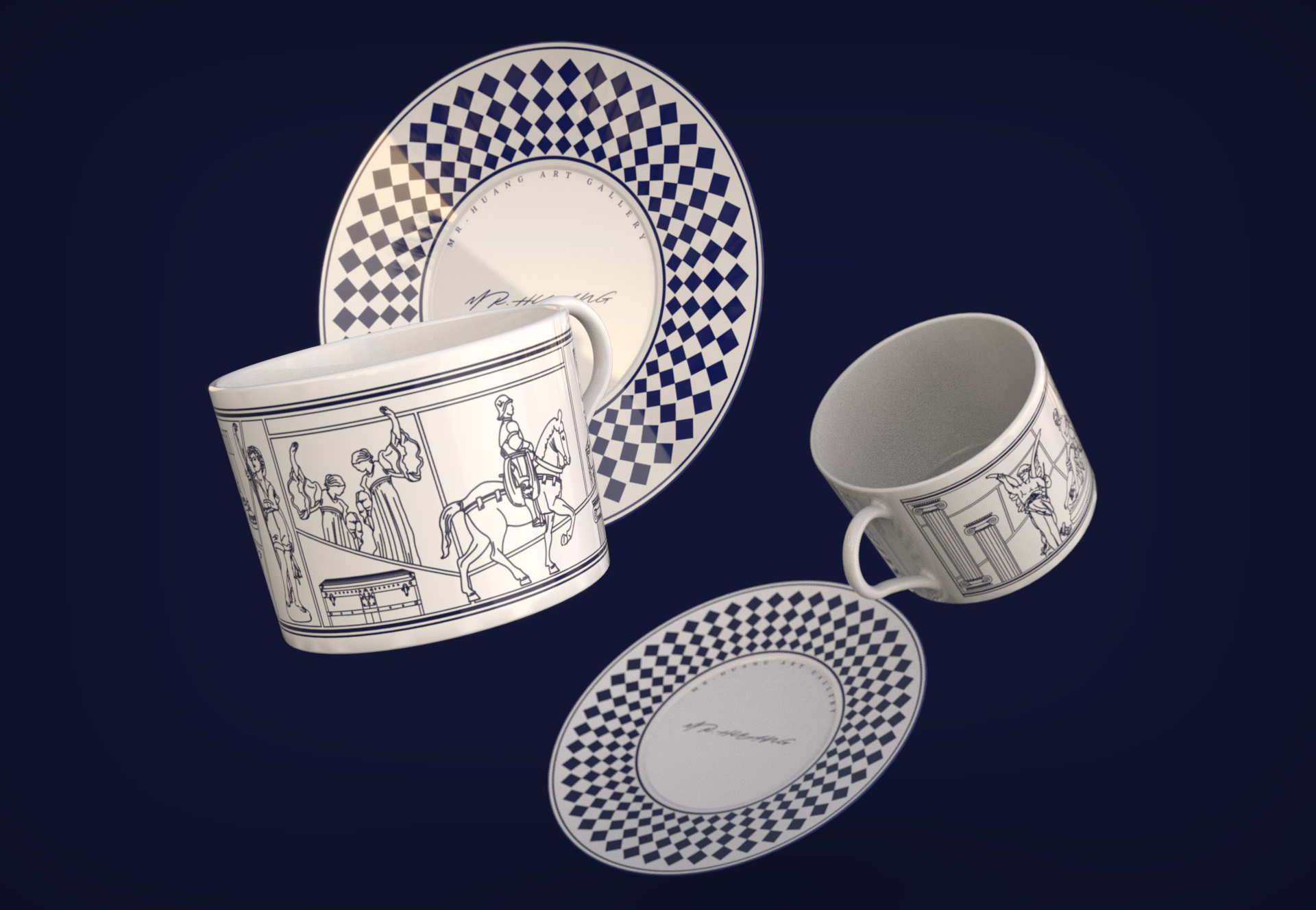 IP，Garage Kit，Cultural creation，Art，Fine Arts，Render，Model，Tide play，