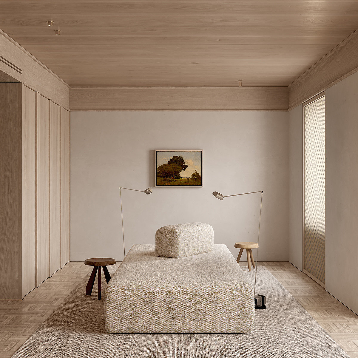 室内设计，木质，黏土，