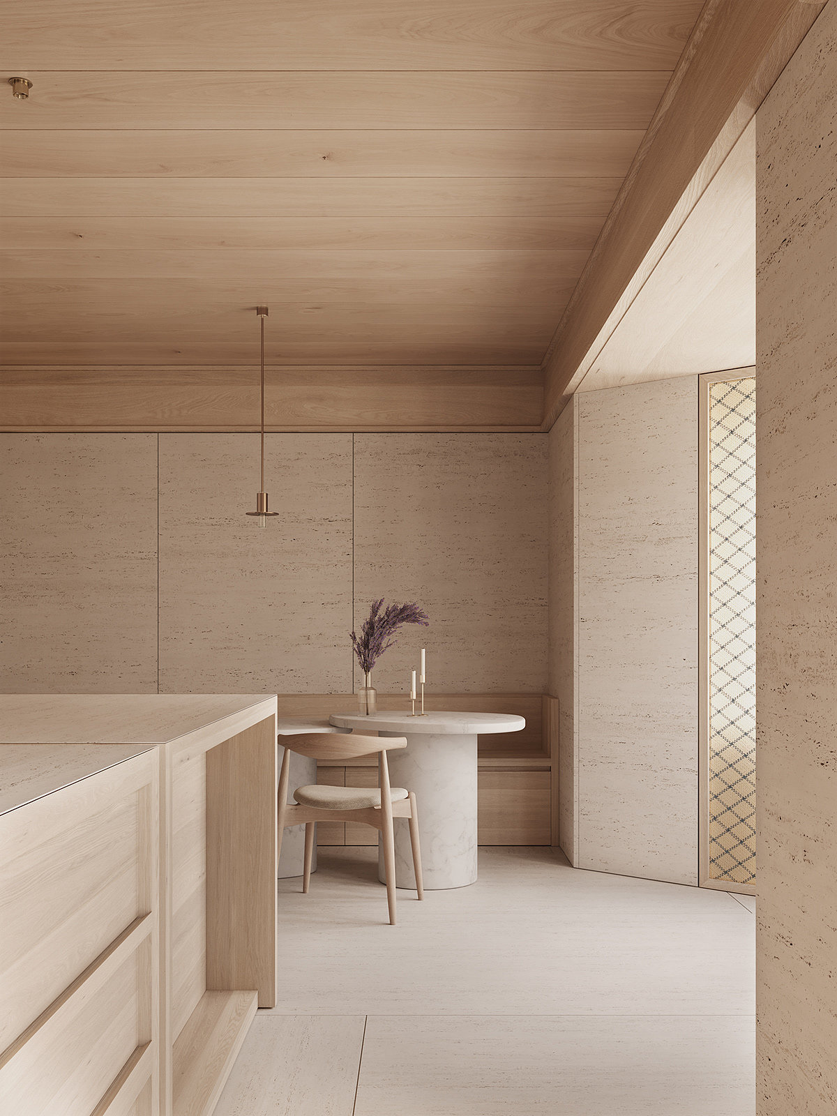 Interior design，woodiness，Clay，
