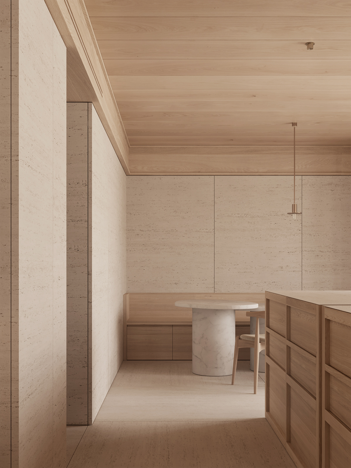 Interior design，woodiness，Clay，