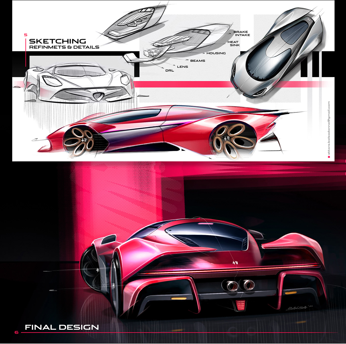 Sports car，gules，concept，