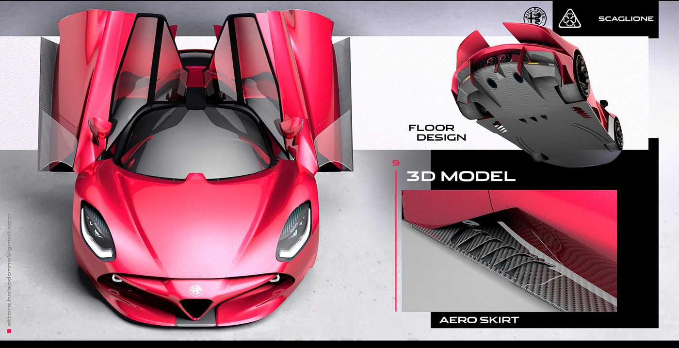 Sports car，gules，concept，