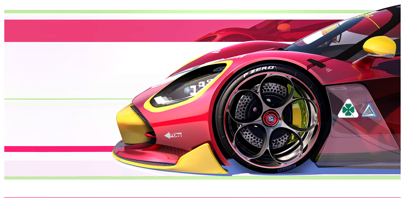 Sports car，gules，concept，