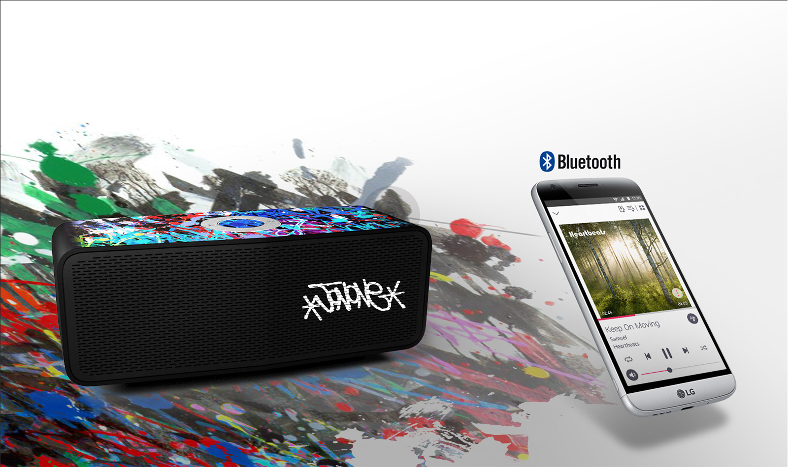 LG x JonOne Ar，Fashion sound，2017 red dot，