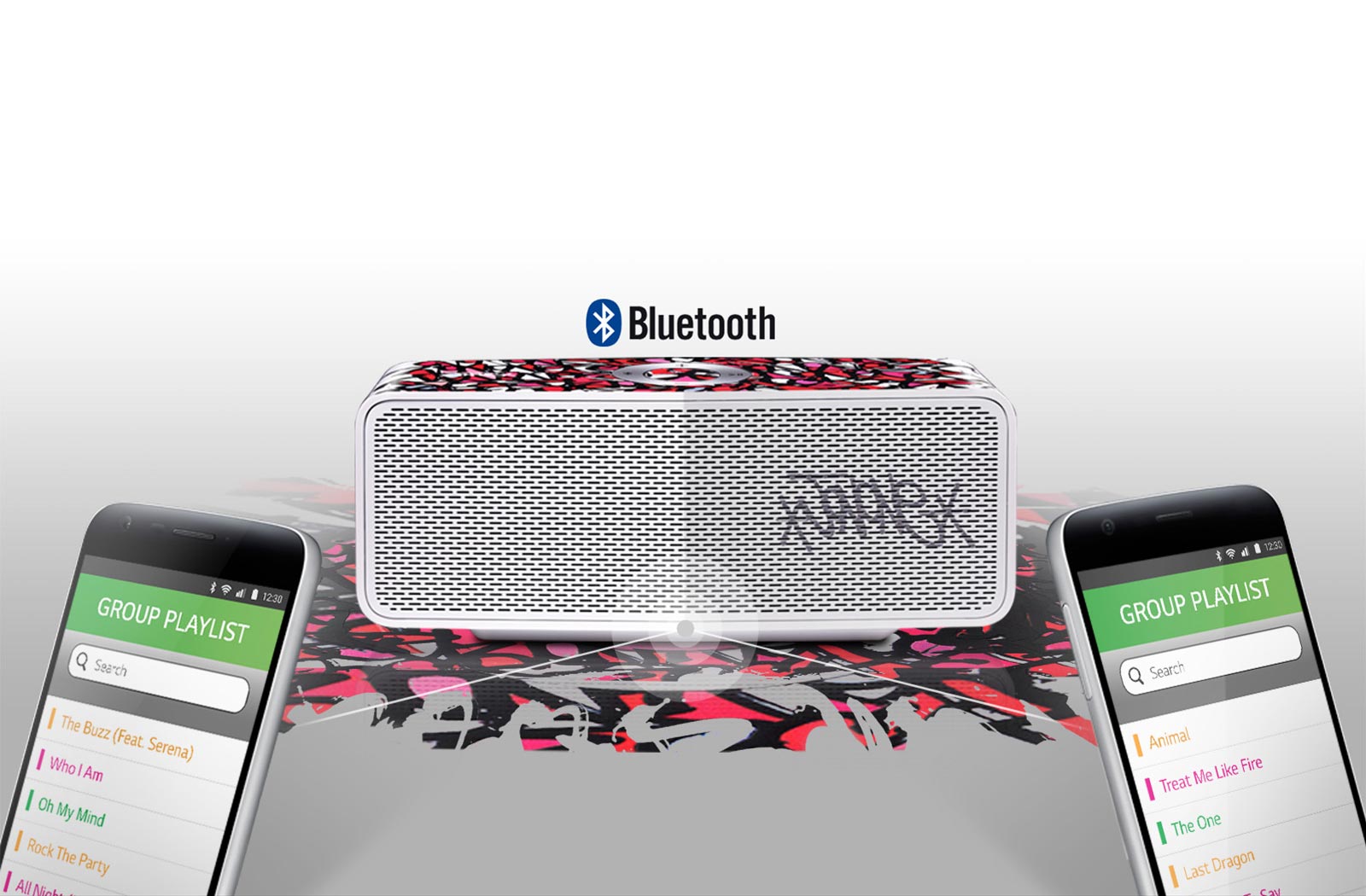 LG x JonOne Ar，Fashion sound，2017 red dot，