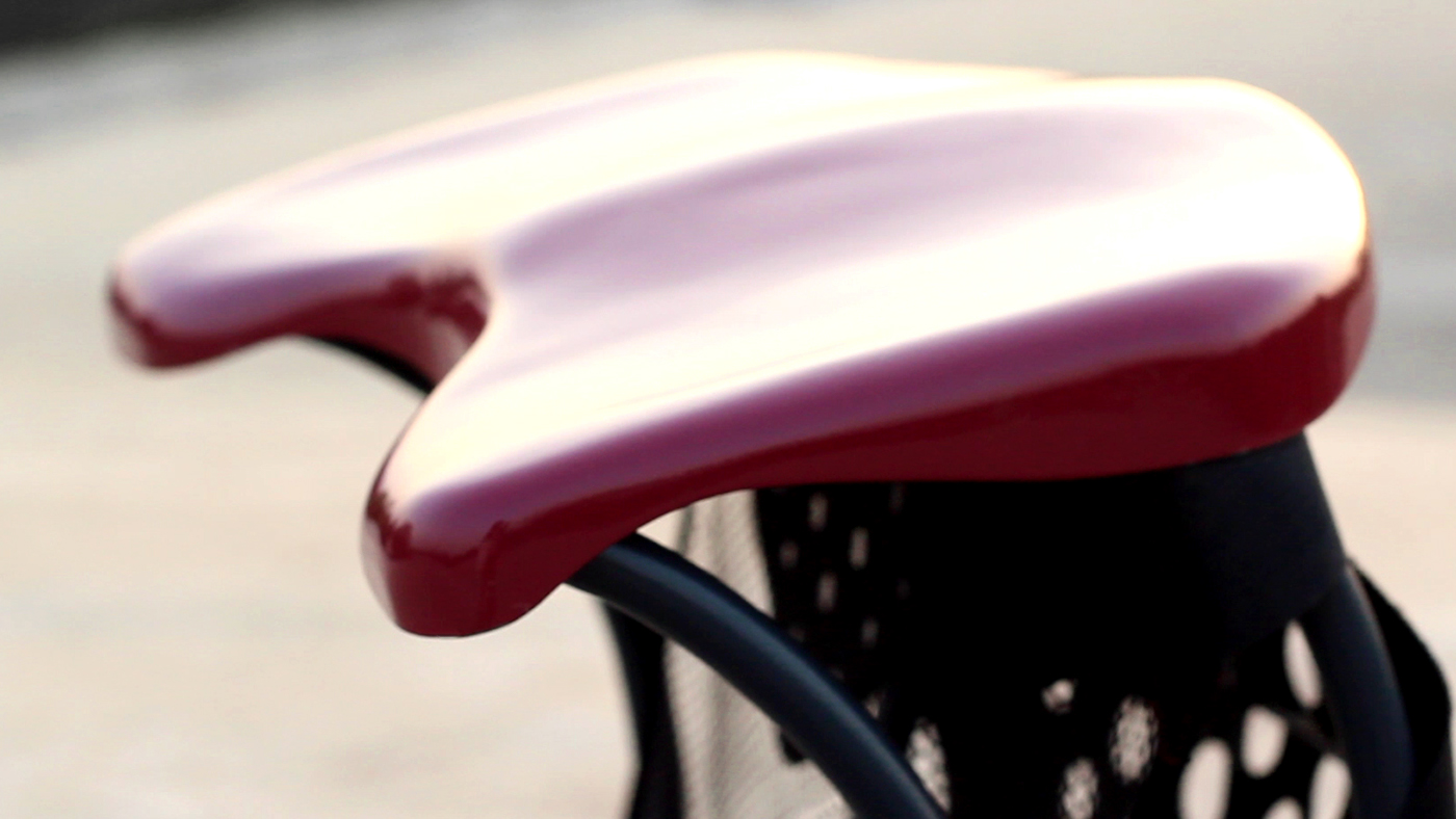 Spyne，Cool red，Portable，chair，