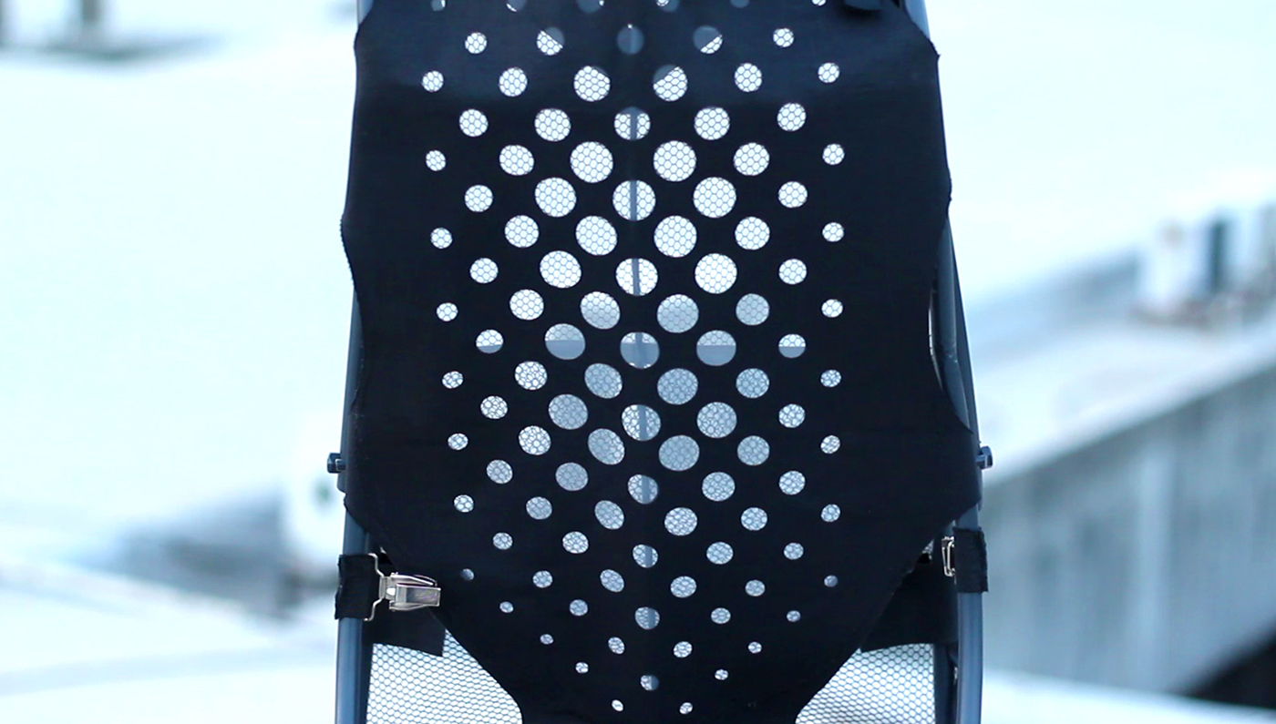 Spyne，Cool red，Portable，chair，