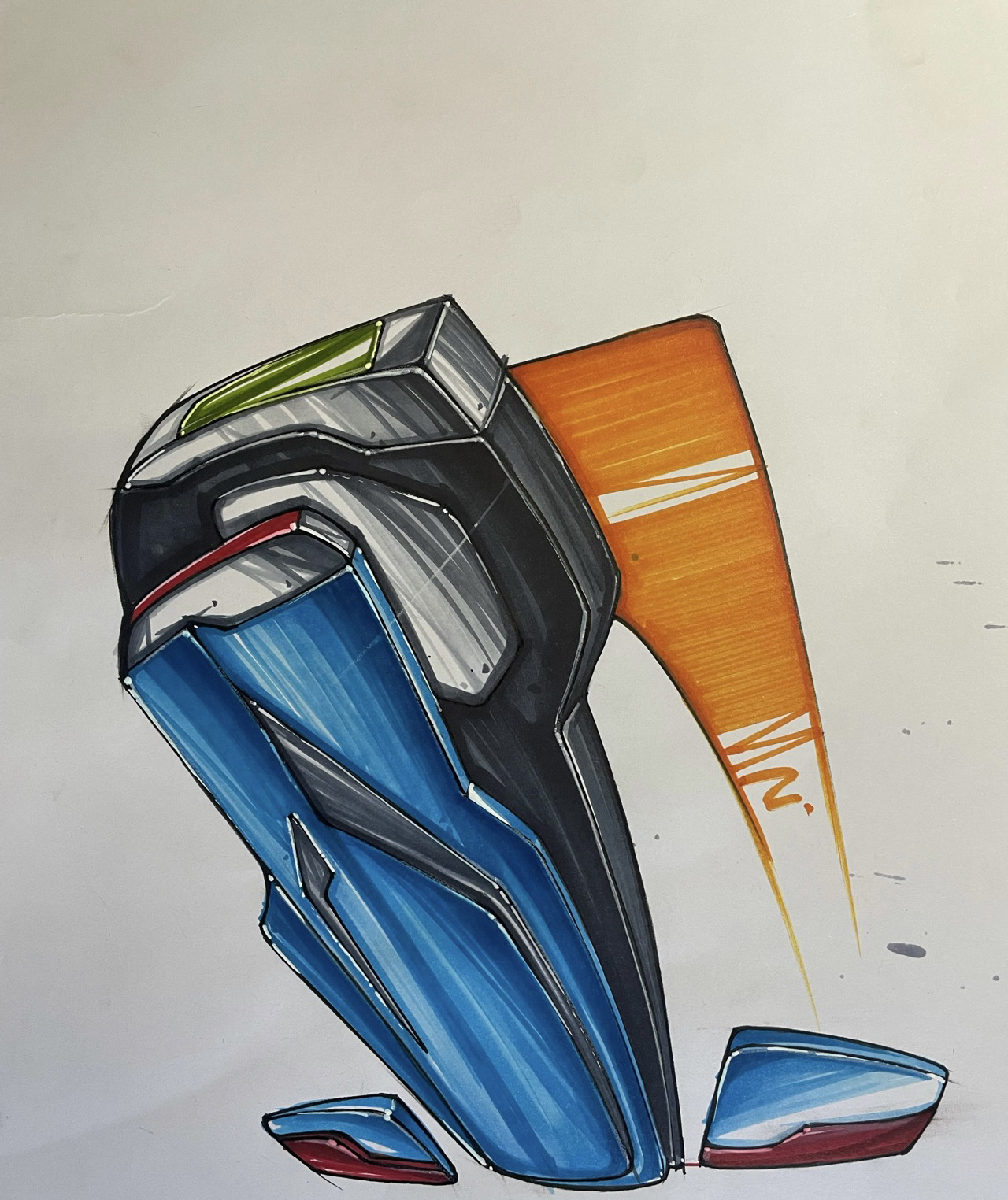 Hand drawn monomer，